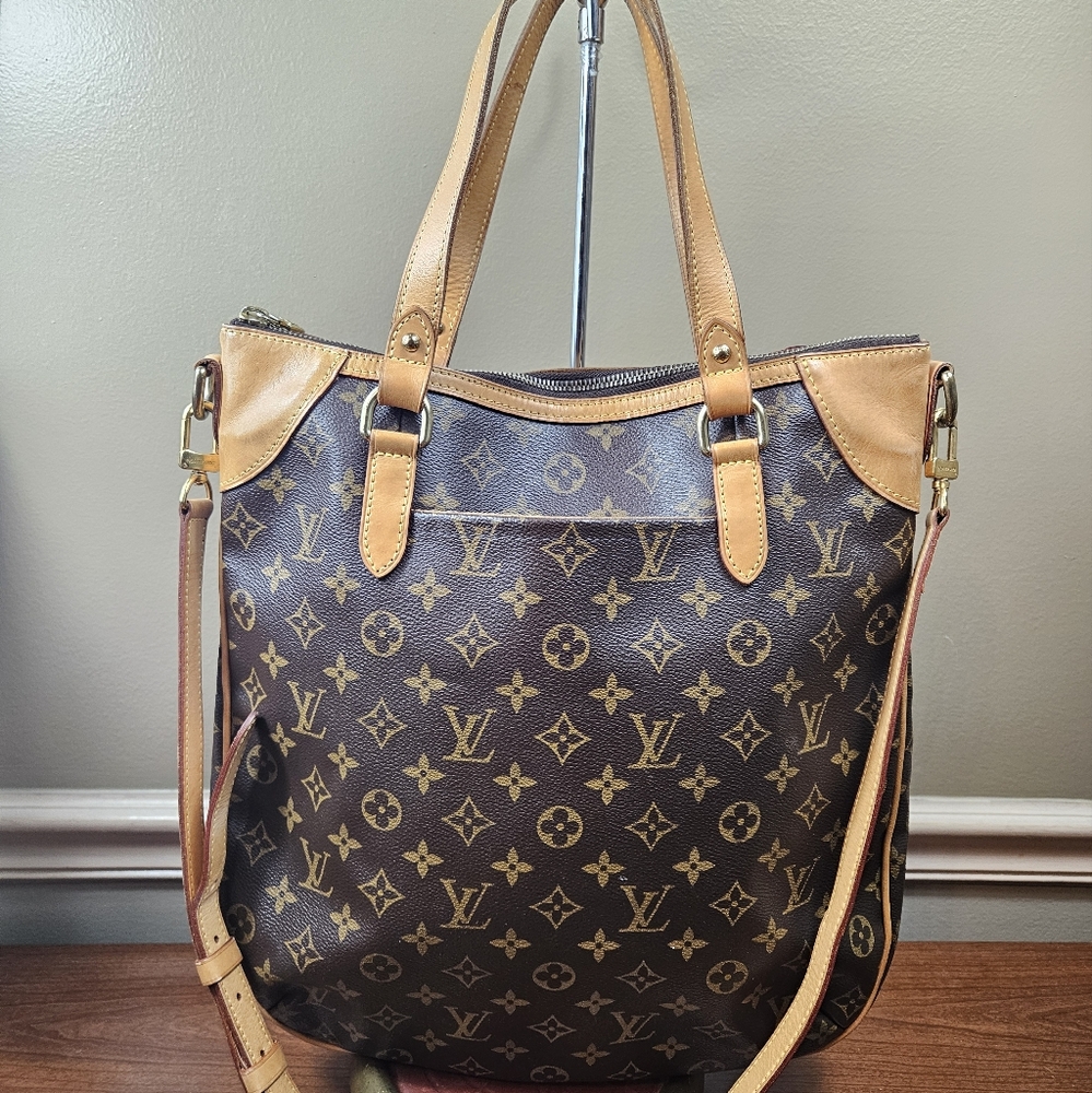 Authentic Louis Vuitton Monogram Odeon Gm Shoulder Cross body Bag